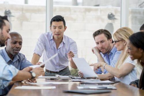 People having a meeting for blog post